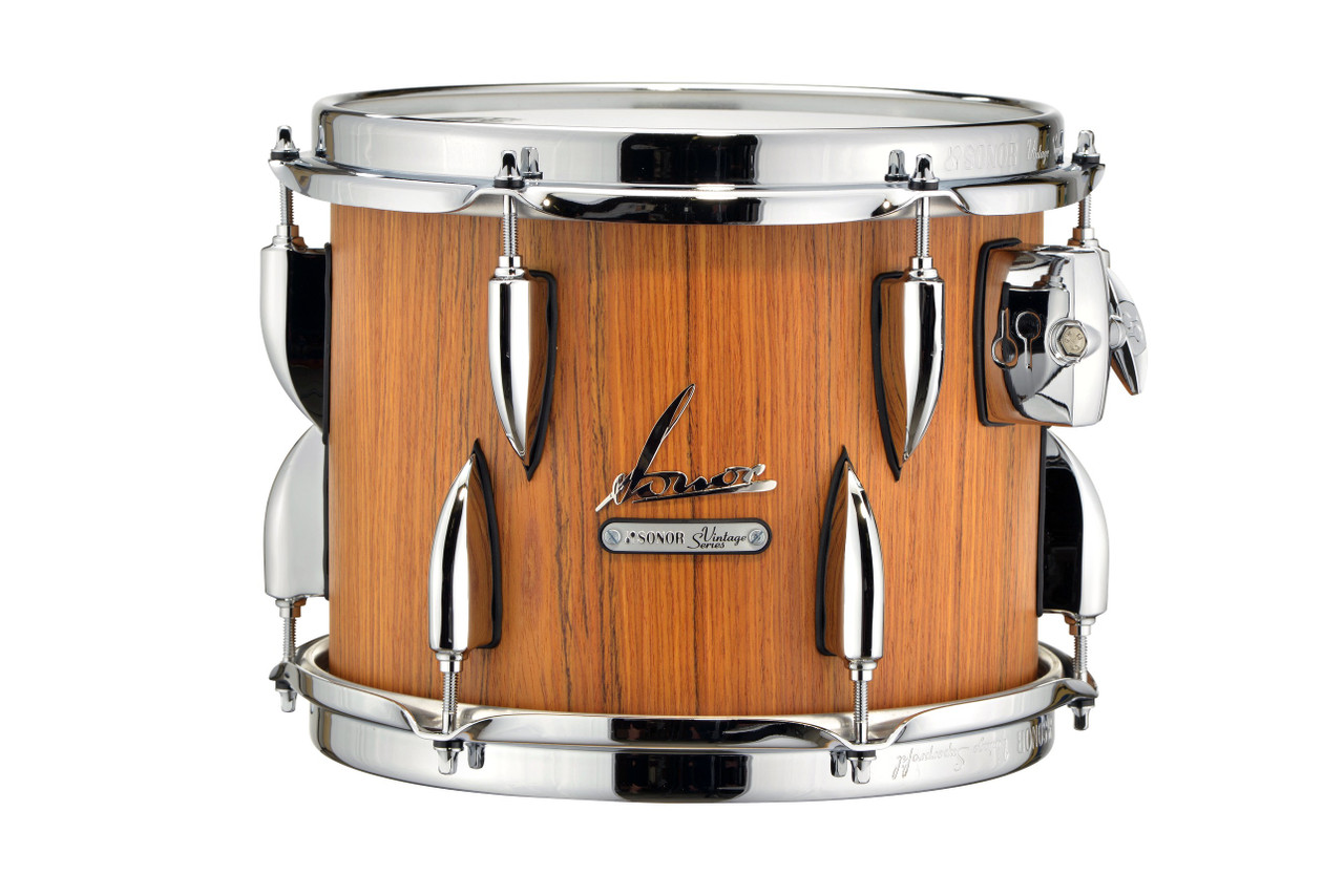 Sonor Vintage Series 10"X 8" Tom - Teak Semi-Gloss (VT-1008-TT-TSG)