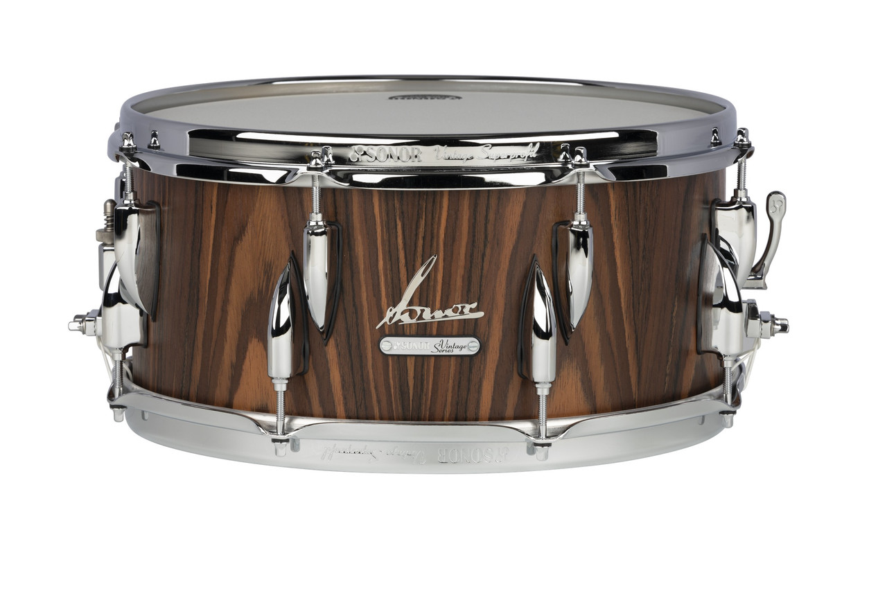Sonor Vintage Series 14"X 6.5" Snare Drum - Rosewood Semi-Gloss (VT-1465-SDW-RSG)