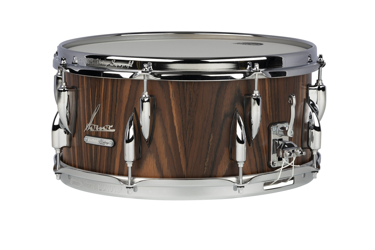 Sonor Vintage Series 14"X 6.5" Snare Drum - Rosewood Semi-Gloss (VT-1465-SDW-RSG)