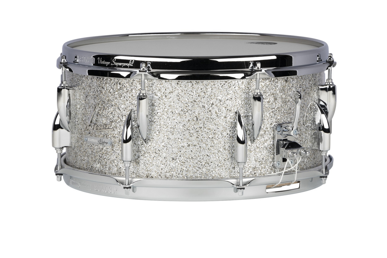 Sonor Vintage Series 14"X 6.5" Snare Drum - Vintage Silver Glitter (VT-1465-SDW-VSG)