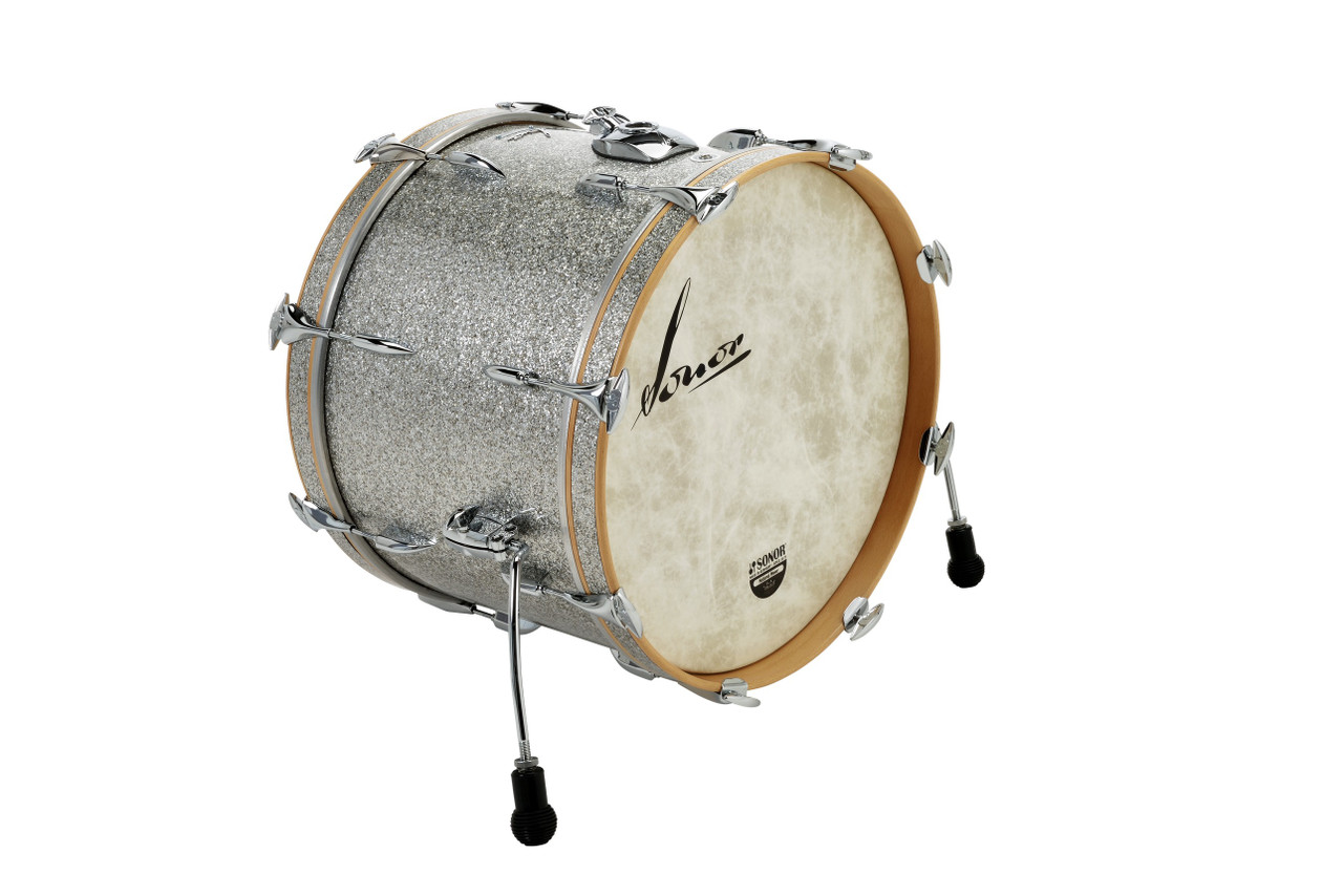 Sonor Vintage Series 20"X14" Bass Drum NM - Vintage Silver Glitter (VT-2014-BDNM-VSG)