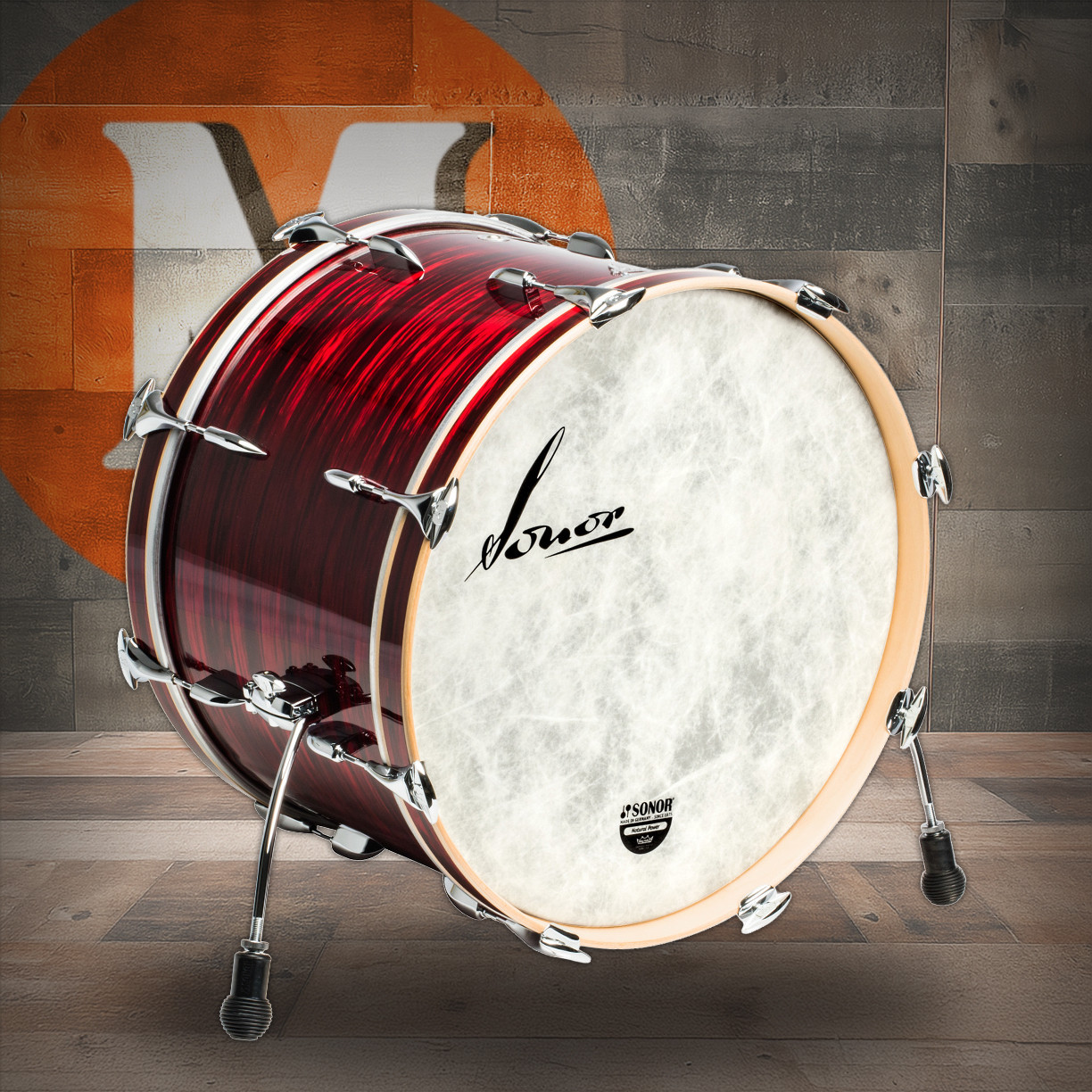 Sonor Vintage Series 24"X14" Bass Drum NM - Vintage Red Oyster (VT-2414-BDNM-VRO)