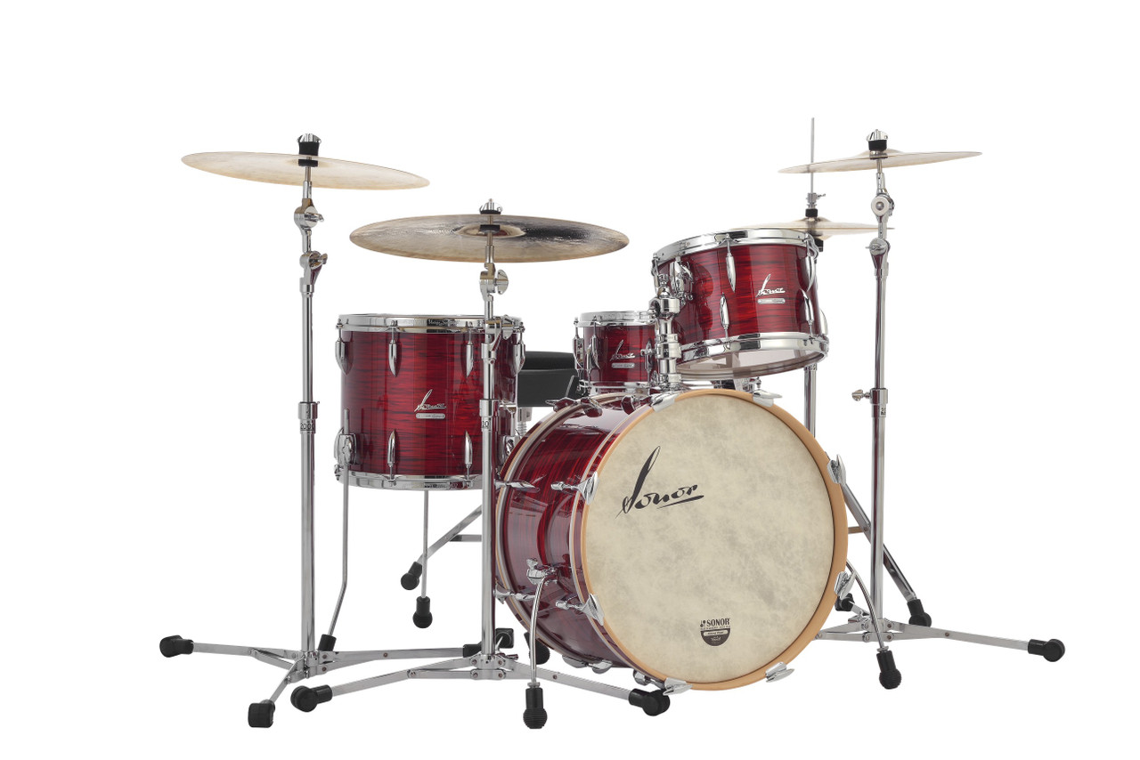 Sonor Vintage Series 20" 3PC Shell Pack w/ Mount - Vintage Red Oyster (VT-320WMCVRO)