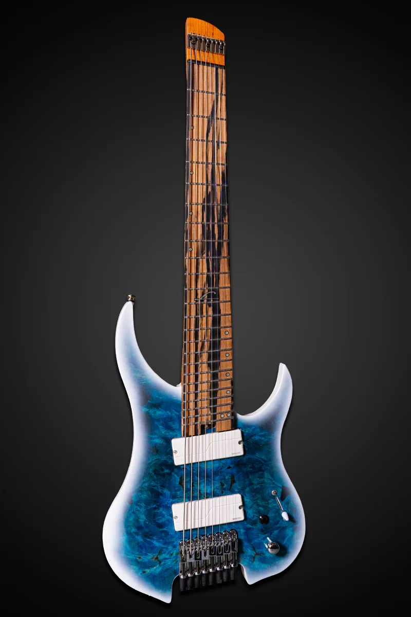 Legator Ghost 8 String Multi-Scale Electric Guitar w/ Gig Bag - Arctic Blue (G8FOD-AB) | Musician Madness
