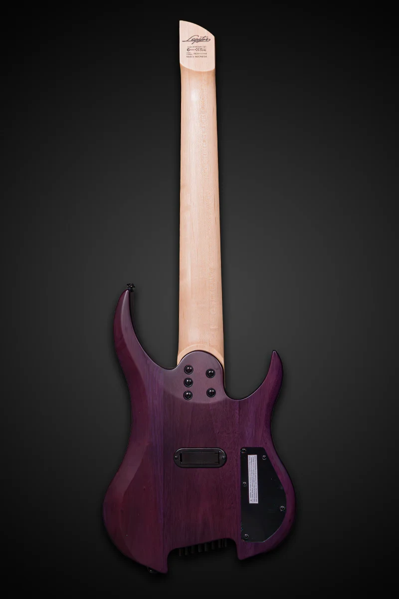 Legator Ghost Multi Scale 8-String Left Hand Electric Guitar - Purple Flame (G8FSSL-PR) | Musician Madness