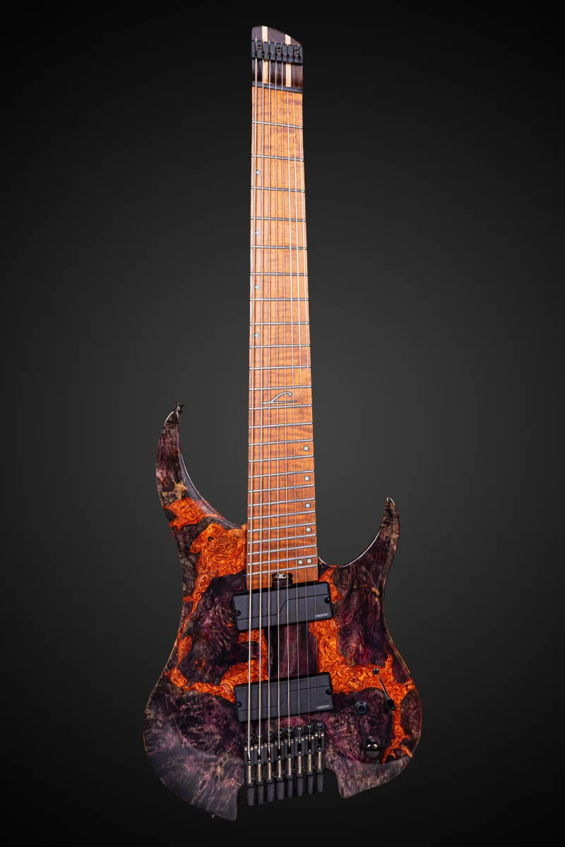 Legator Ghost Multiscale Headless 8-String Electric Guitar w/ Gig Bag - Magma (GX8F-MG) | Musician Madness