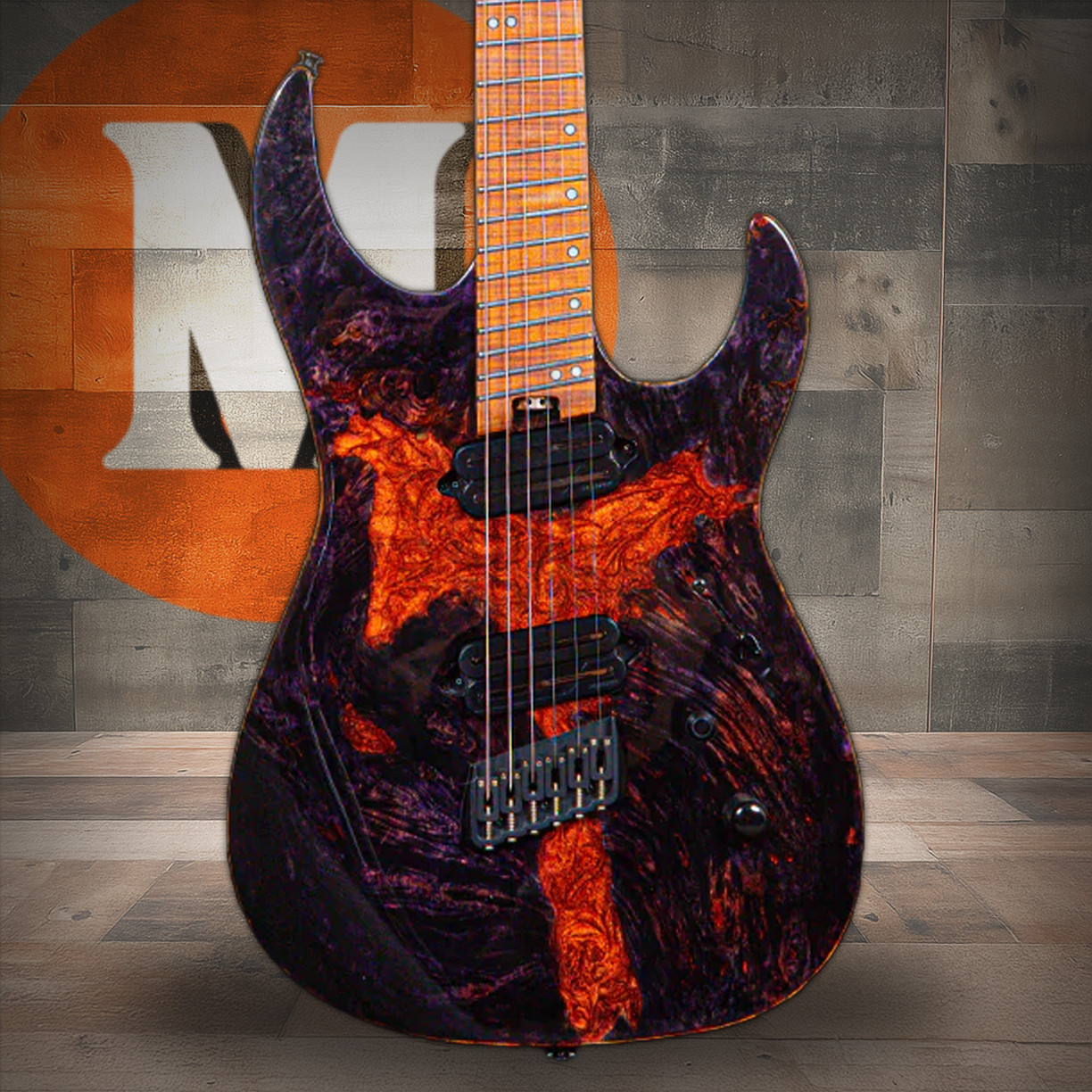 Legator X6F-CL Multi-Scale Electric Guitar w/ Gig Bag - Magma (X6F-MG) | Musician Madness