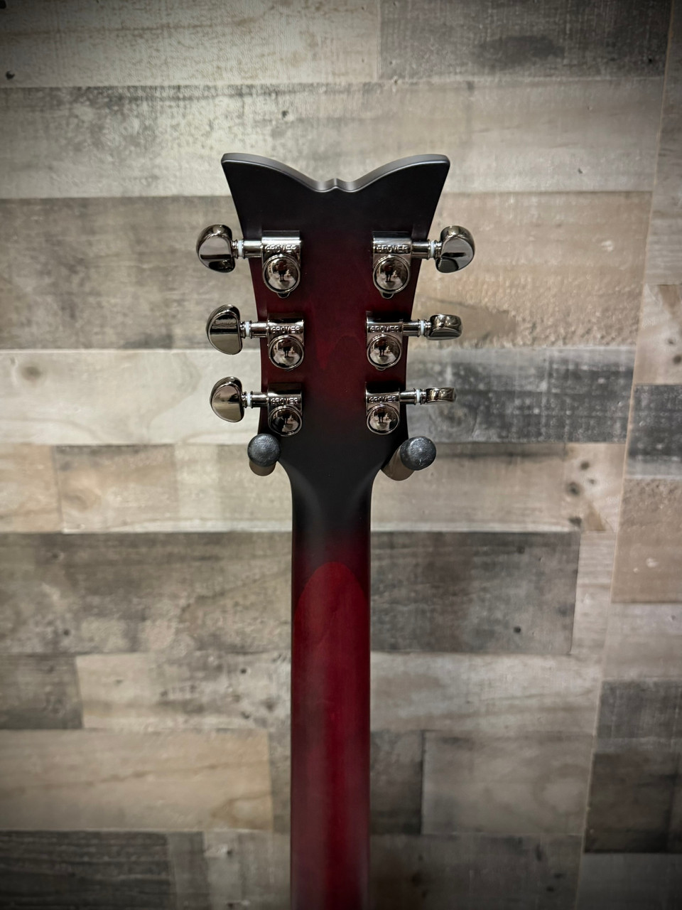 Schecter Orleans Stage Electric Acoustic Guitar - Vampyre Red Burst Satin (VRBS) (3710)
