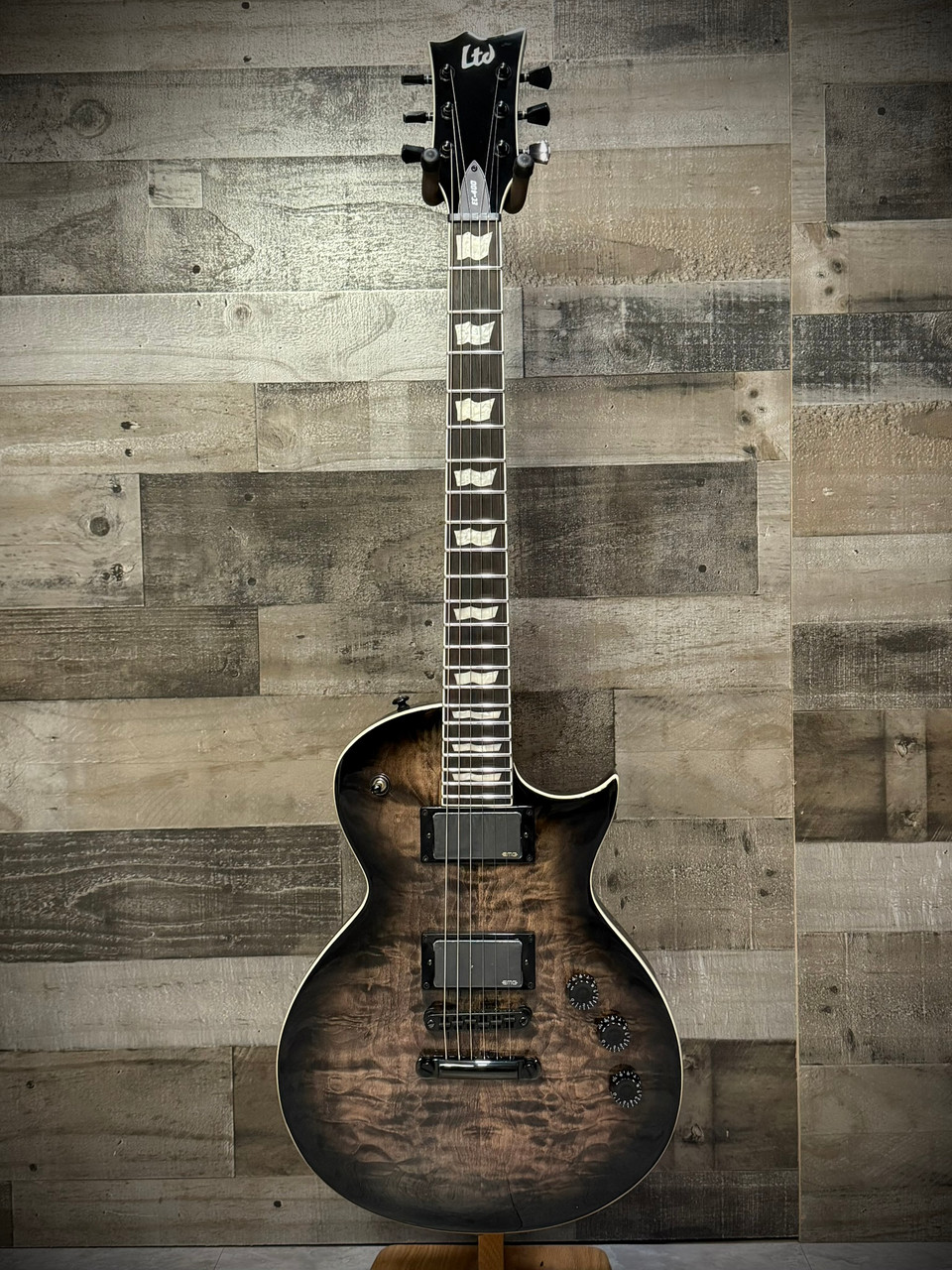 LTD EC-400 QM - See Thru Black Sunburst (LEC400QMSTBLKSB) | Musician Madness