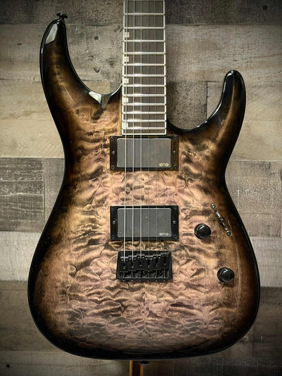 LTD MH-400HT/QM - See Thru Black Sunburst (LMH400HTQMSTBLKSB) | Musician Madness