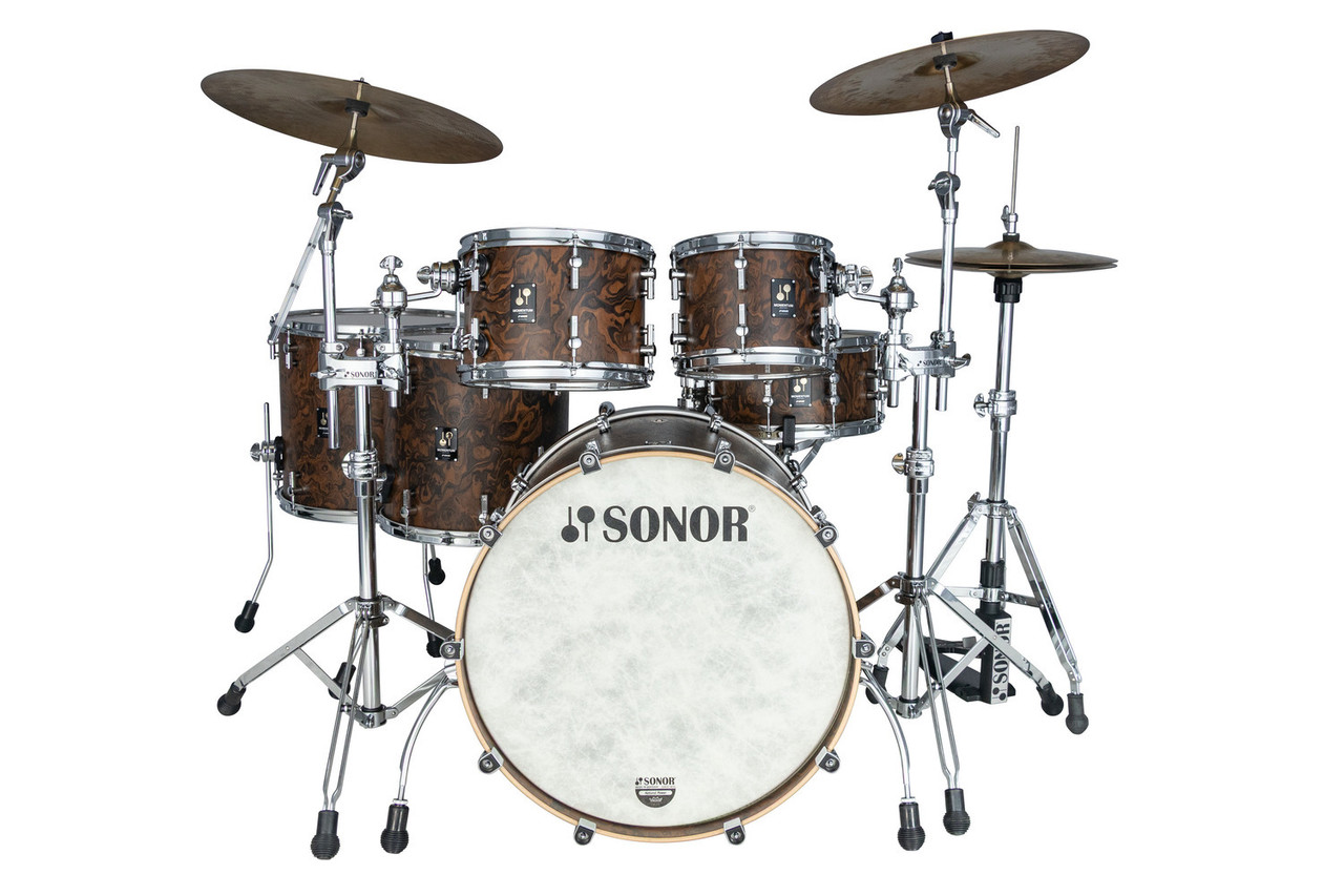 Sonor Momentum Series Birch 5 Piece Shell Pack - California Burl (MTR-522NMCCBU) | Musician Madness
