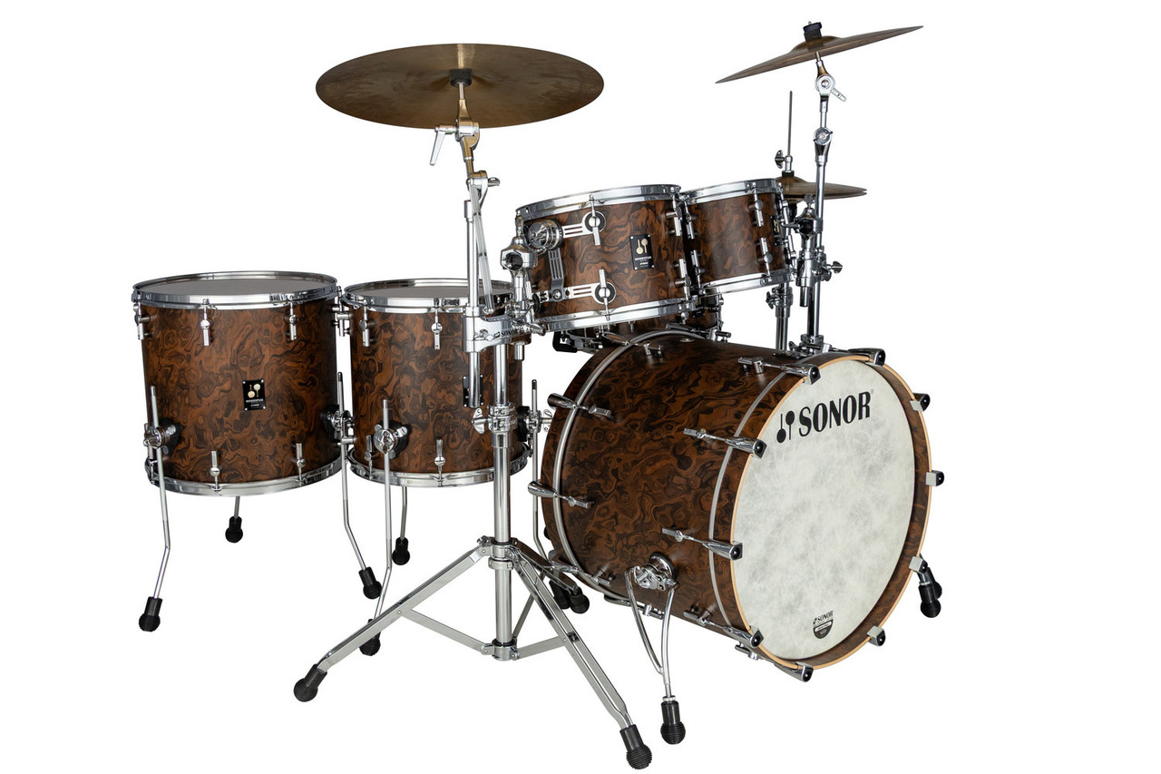 Sonor Momentum Series Birch 5 Piece Shell Pack - California Burl (MTR-522NMCCBU) | Musician Madness