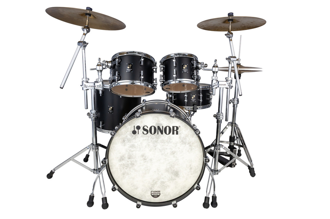 Sonor Momentum Series Beech 4 Piece Shell Pack - GT Black (MTB-422NMCGTB) | Musician Madness