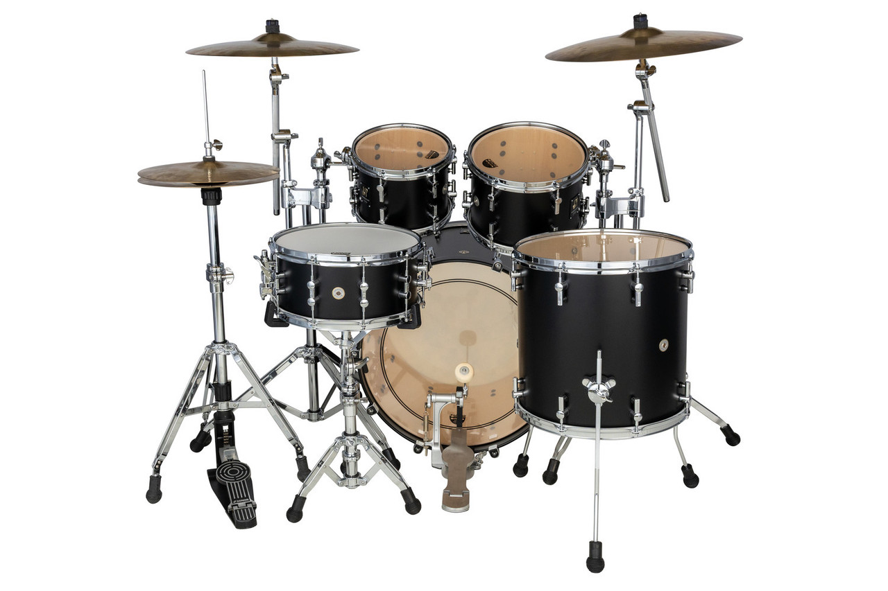 Sonor Momentum Series Maple 4 Piece Shell Pack - GT Black (MTM-422NMCGTB) | Musician Madness