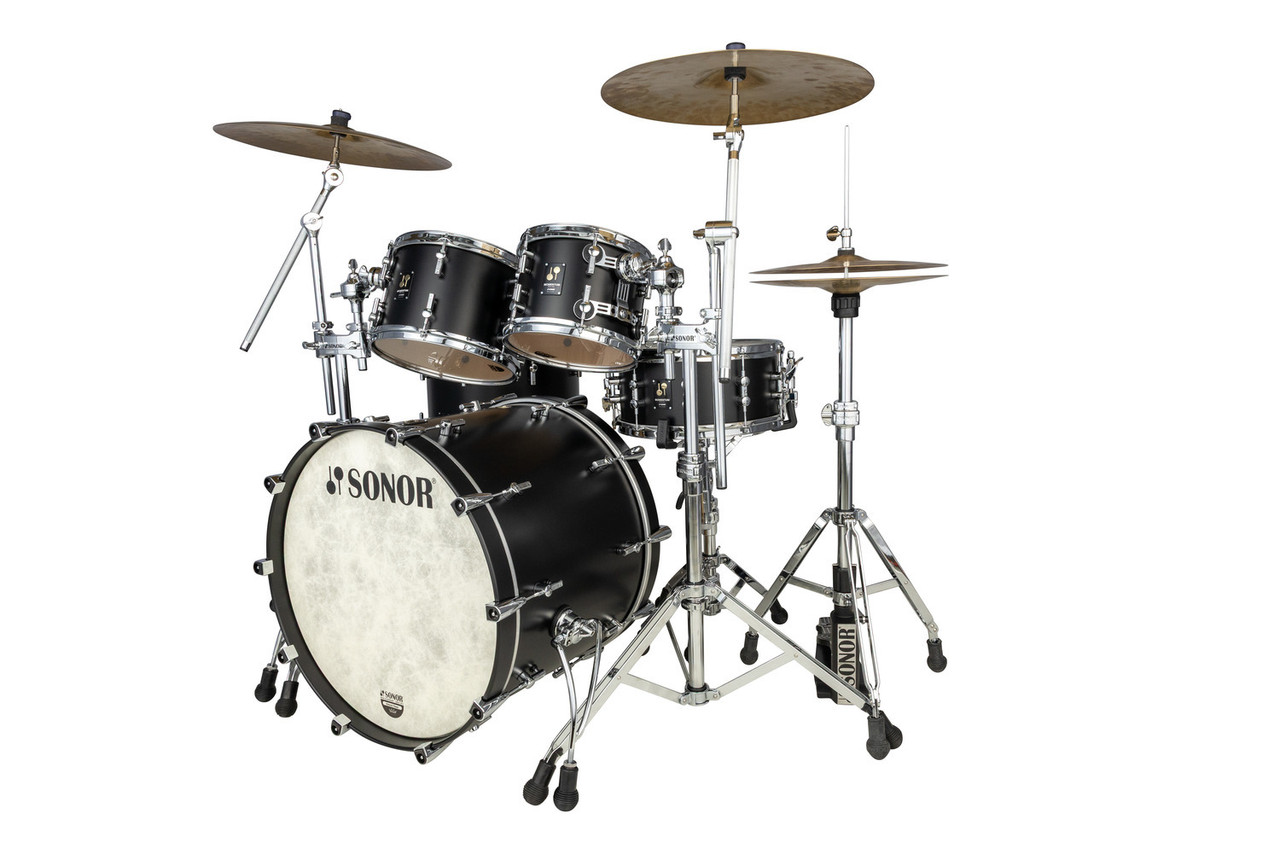 Sonor Momentum Series Birch 4 Piece Shell Pack - GT Black (MTR-422NMCGTB) | Musician Madness