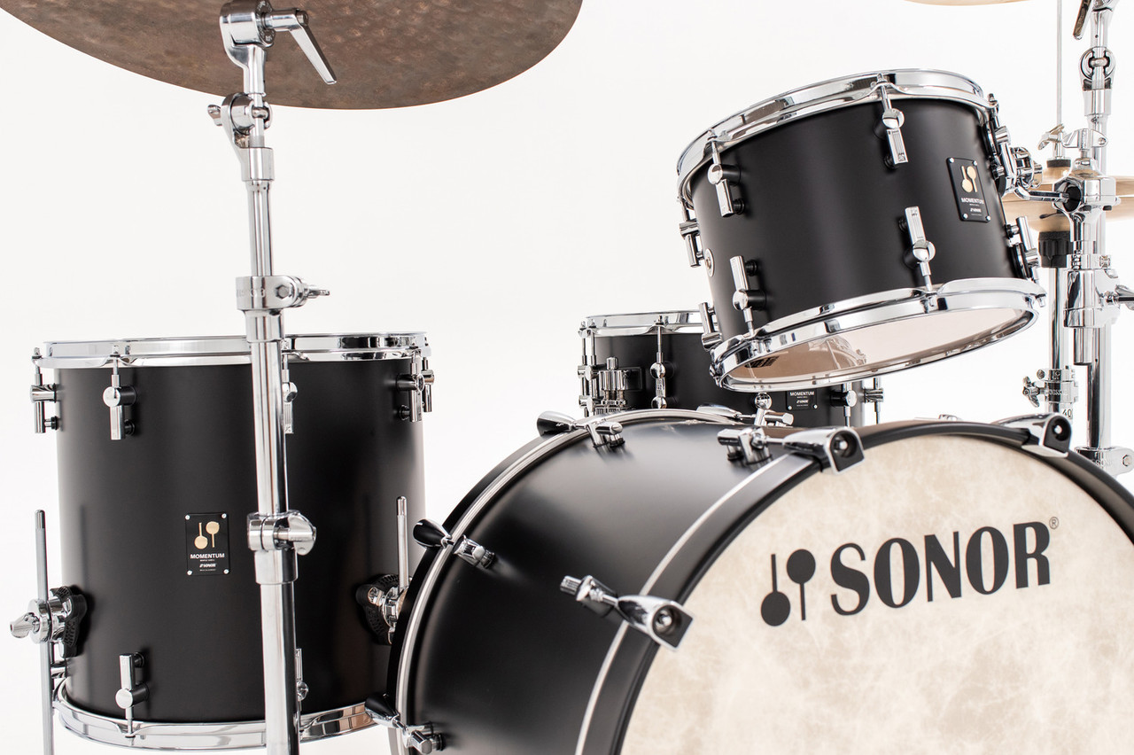 Sonor Momentum Series Birch 3 Piece Shell Pack - GT Black (MTR-322NMCGTB)