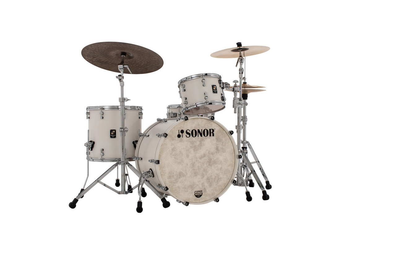 Sonor Momentum Series Beech 3 Piece Shell Pack - Satin Pure White (MTB-322NMCSPW) | Musician Madness