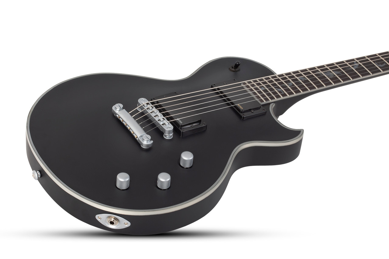 Schecter Solo-II Damien Platinum - Satin Black (1194) | Musician Madness