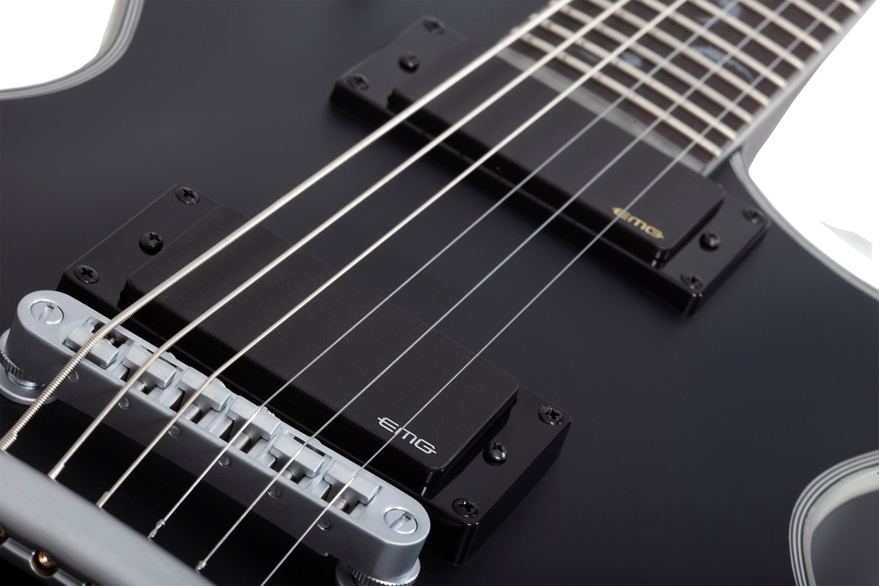 Schecter Solo-II Damien Platinum - Satin Black (1194) | Musician Madness