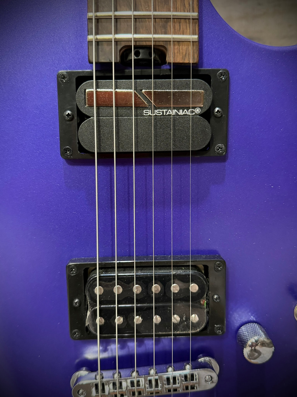 Cort Manson MBM-2 Matt Bellamy  Electric Guitar w/ Sustainiac - Purple