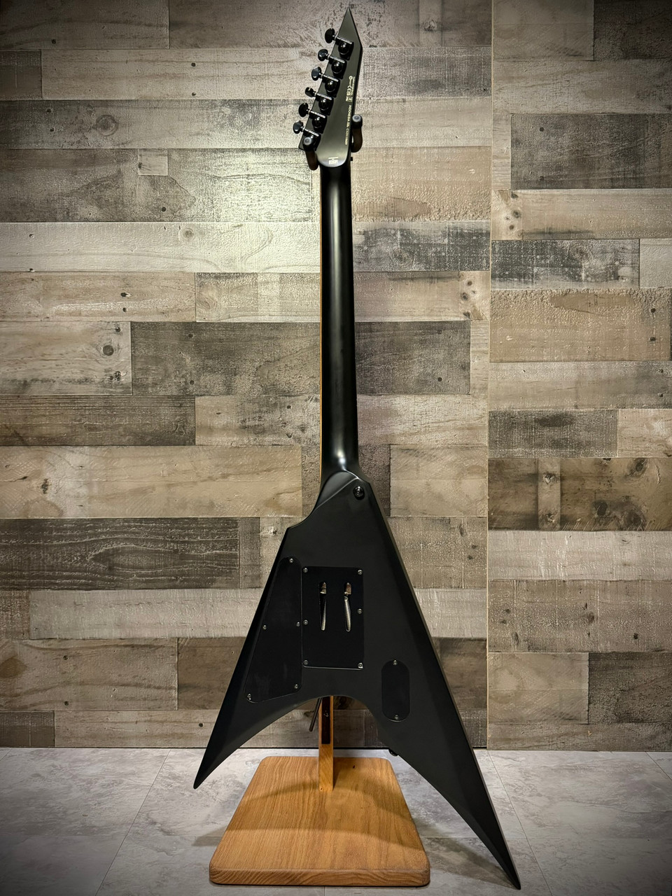 LTD Arrow Black Metal Floyd Rose Electric Guitar – Black Satin - Used | Musician Madness