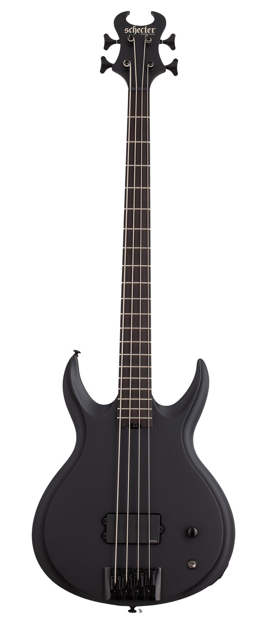Schecter Devil-4 Electric Bass Guitar - Blackout (90) | Musician Madness