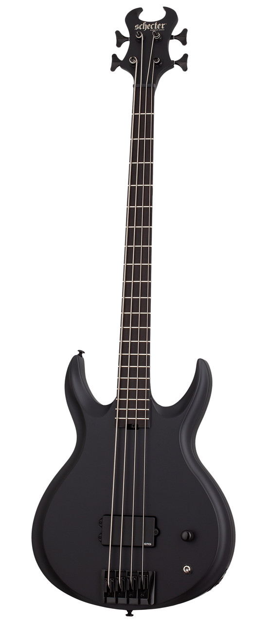 Schecter Devil-4 Electric Bass Guitar - Blackout (90) | Musician Madness