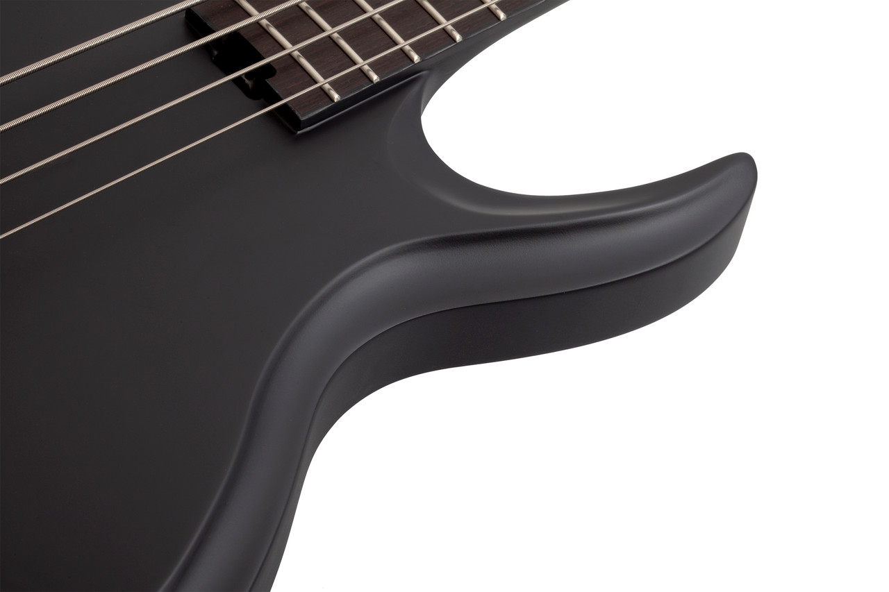 Schecter Devil-4 Electric Bass Guitar - Blackout (90) | Musician Madness