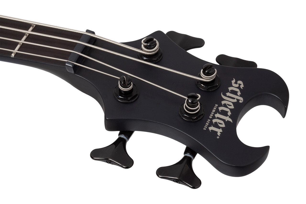 Schecter Devil-4 Electric Bass Guitar - Blackout (90) | Musician