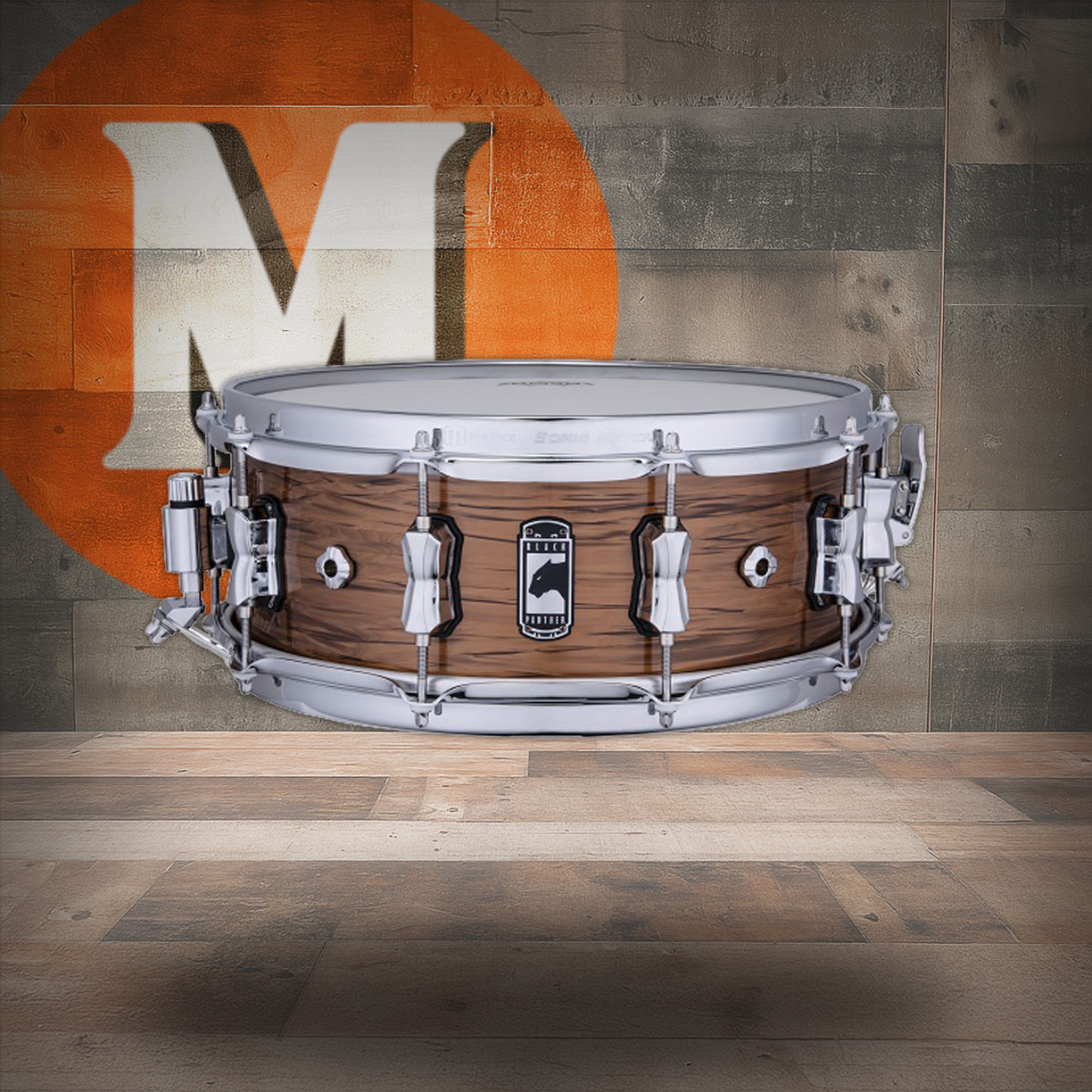 Mapex Black Panther Design Scorpion 14"x5.5" Snare Drum - Red Sand Strata | Musician Madness