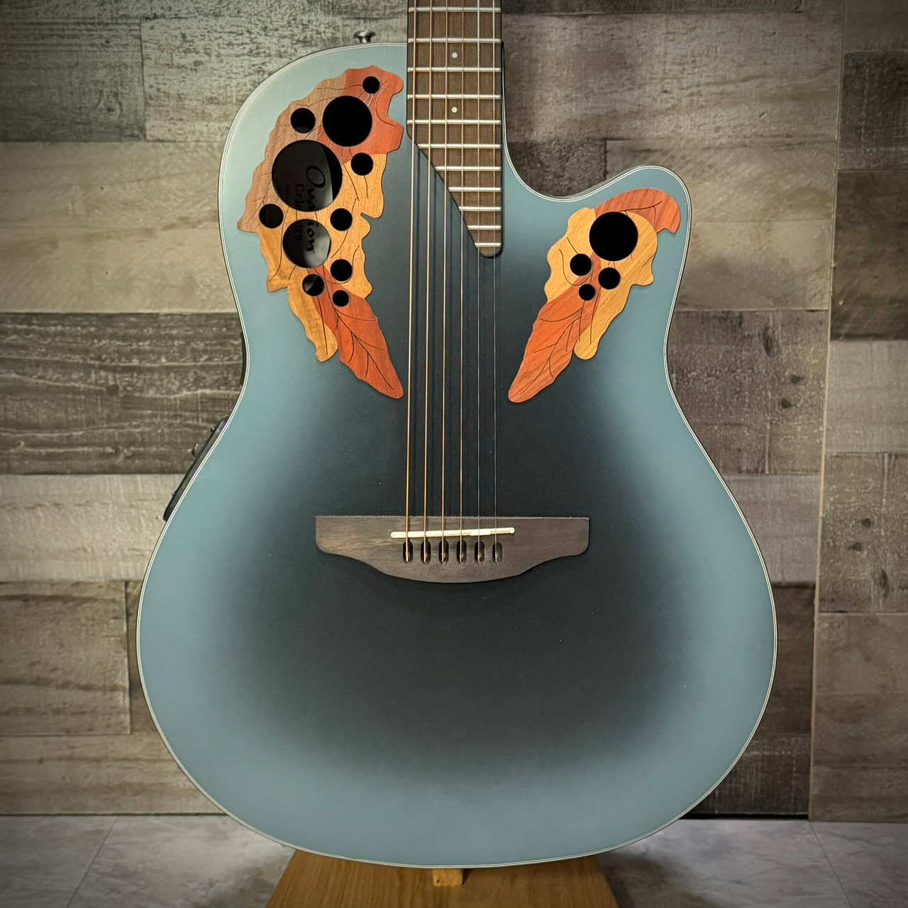 Ovation Celebrity Elite CE44-RBB Mid Depth Acoustic Electric Guitar - Reverse Blue Burst | Musician Madness