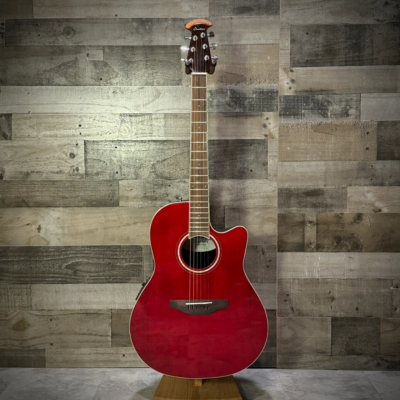 Ovation CS24-RR-G Celebrity Standard Mid-Bowl Acoustic Guitar - Ruby Red | Musician Madness