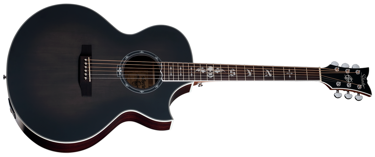 Synyster Gates 'SYN GA SC' Acoustic Guitar - Trans Black Satin Burst (3701) | Musician Madness