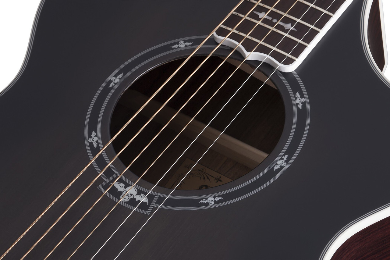 Synyster Gates 'SYN GA SC' Acoustic Guitar - Trans Black Satin Burst (3701) | Musician Madness