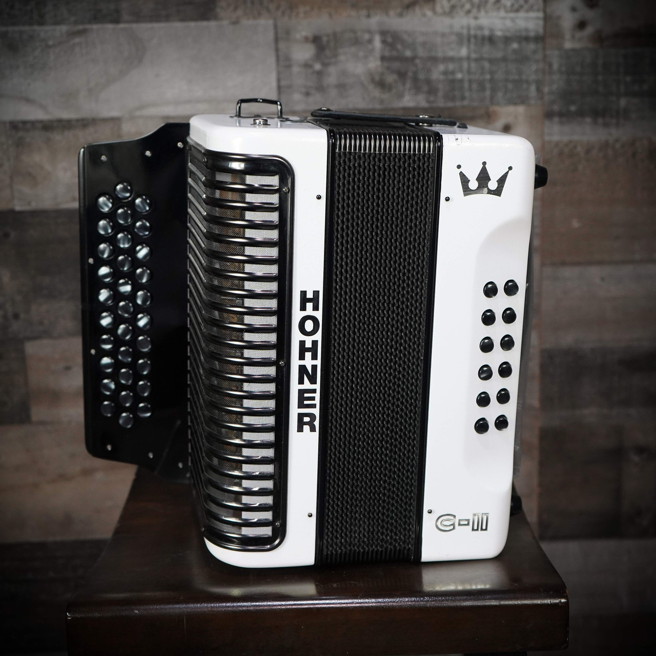 Hohner Corona C-II FBbEb - White Rainbow (C-II FBBEB WHRB) | Musician Madness