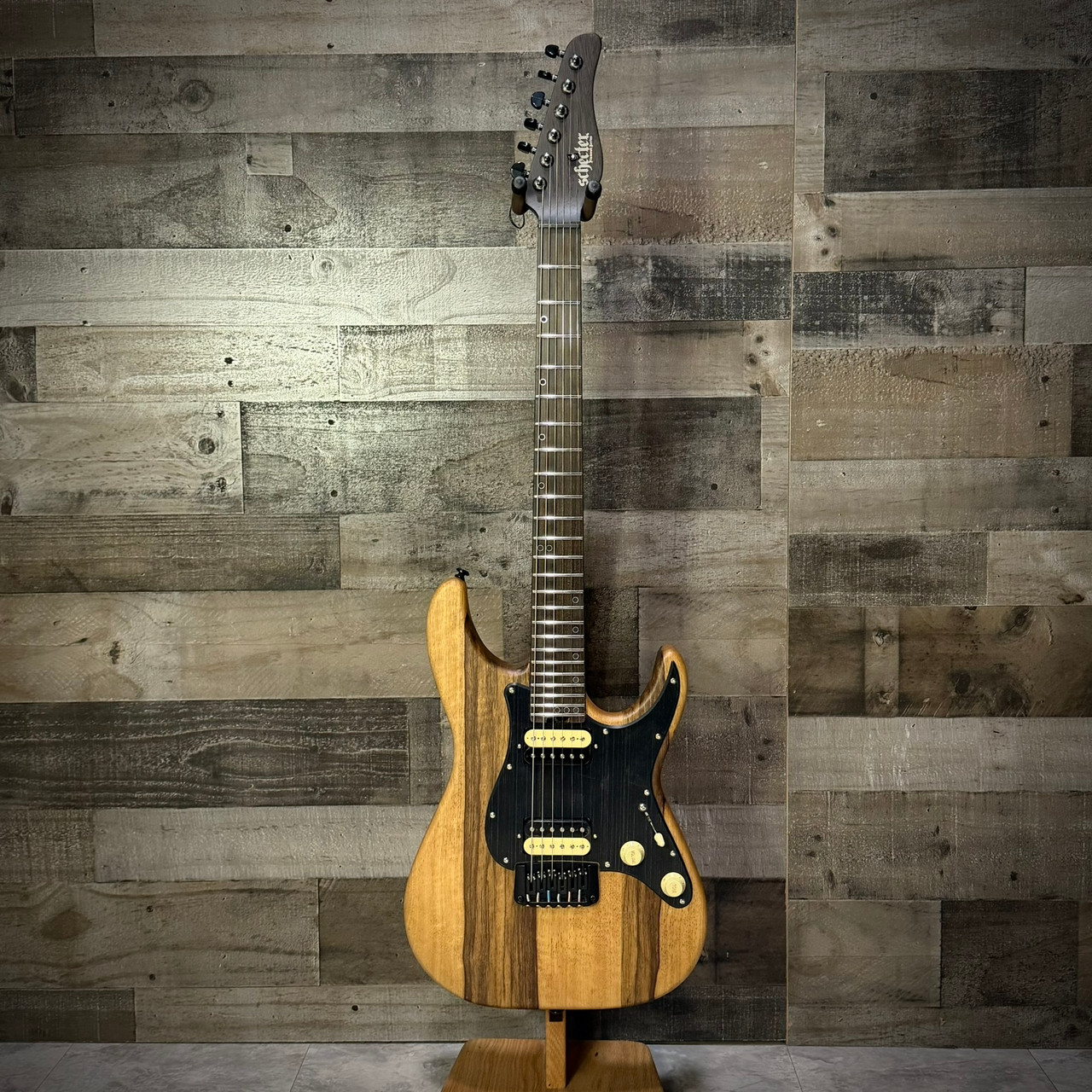 Schecter Sun Valley Super Shredder Exotic HT Black Limba - Natural Satin (1269) | Musician Madness