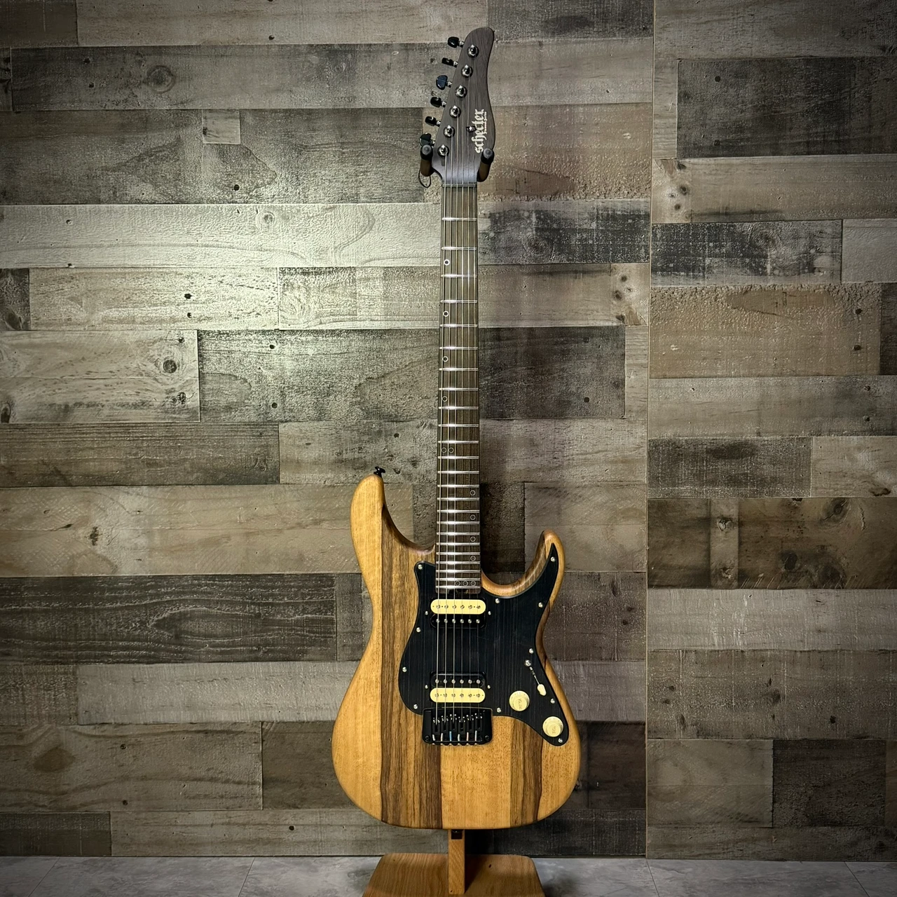 Schecter Sun Valley Super Shredder Exotic HT Black Limba Electric Guitar - Natural Satin - Open Box (1269) | Musician Madness
