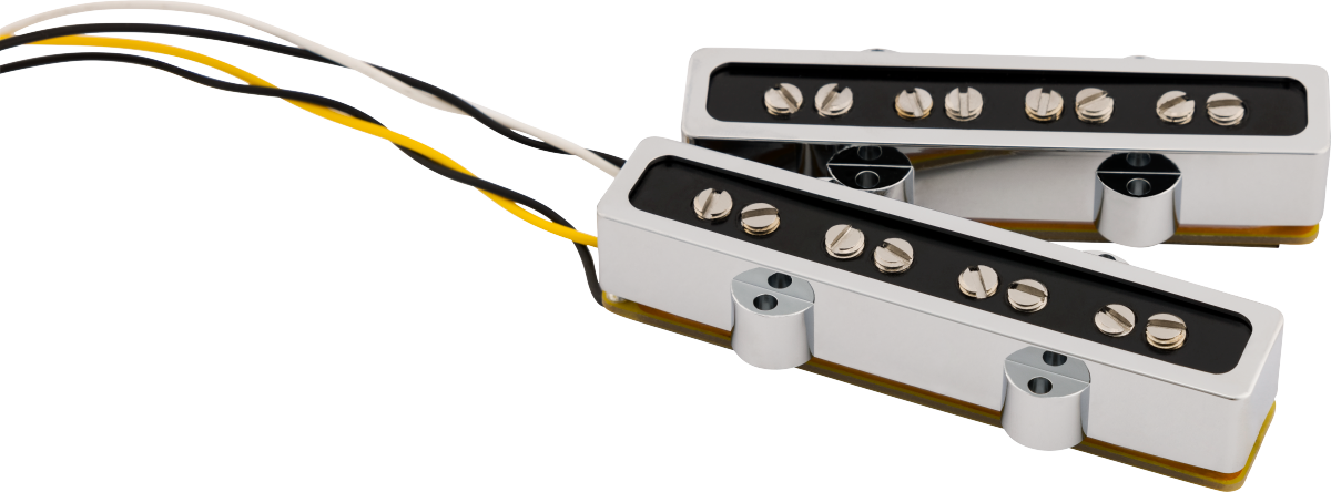 Fender Cobalt Chrome Jazz Bass Pickup Set | Musician Madness