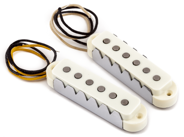Fender Pure Vintage '65 Jaguar Pickup Set, Vintage White, (2) | Musician Madness