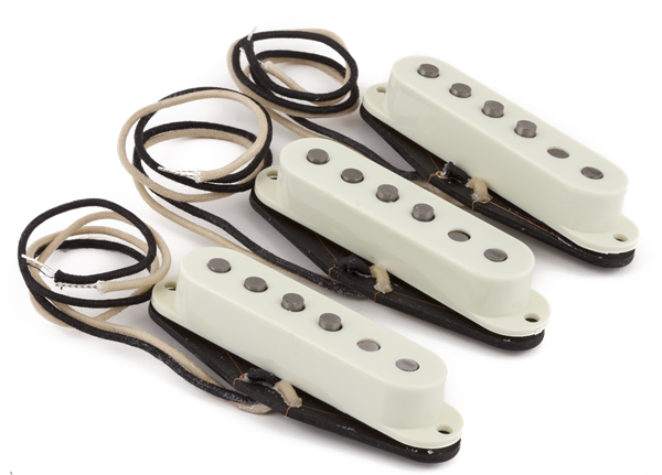Fender Pure Vintage '59 Strat Pickup Set, Vintage White (3) | Musician Madness