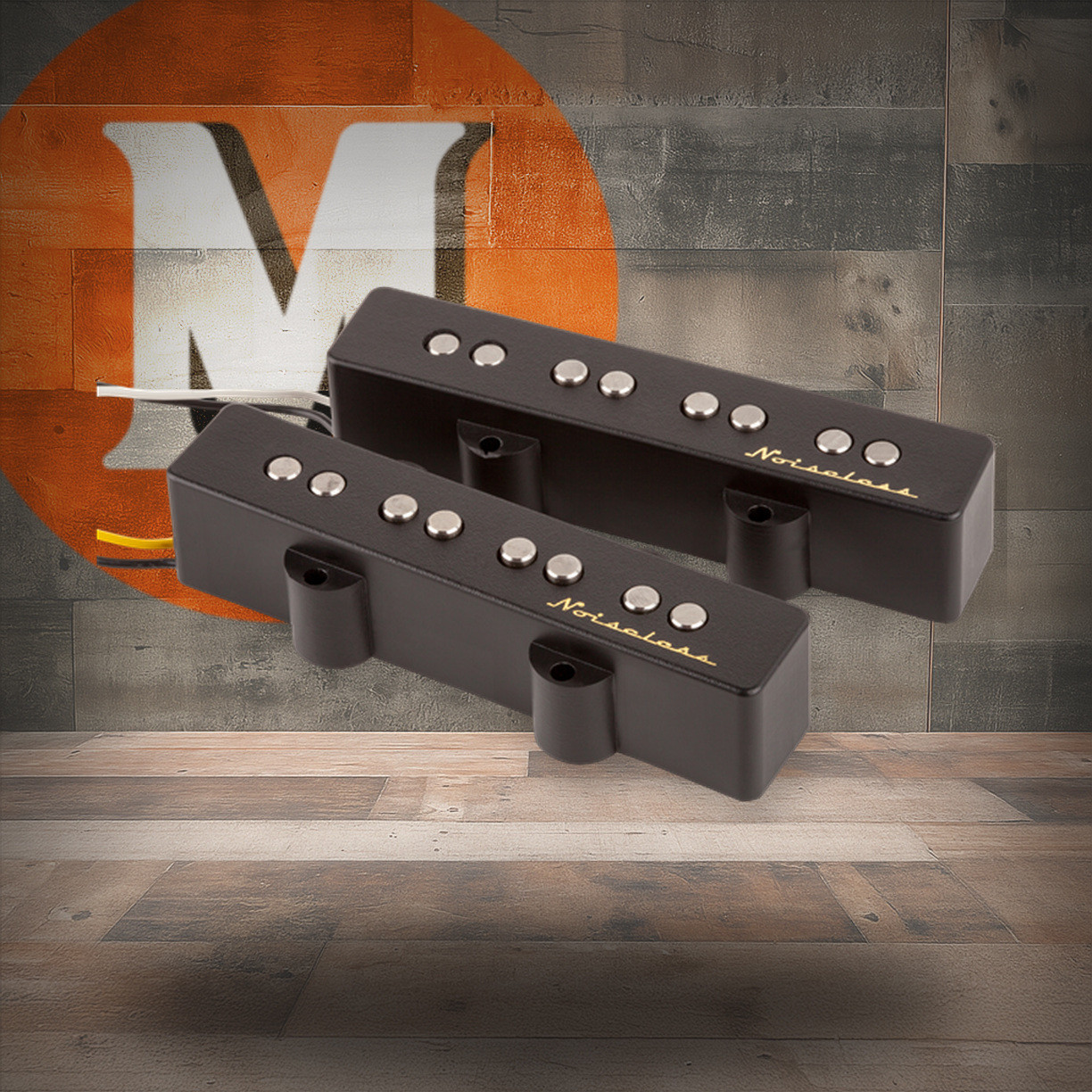 Fender Vintage Noiseless Jazz Bass Pickups, (2) | Musician Madness