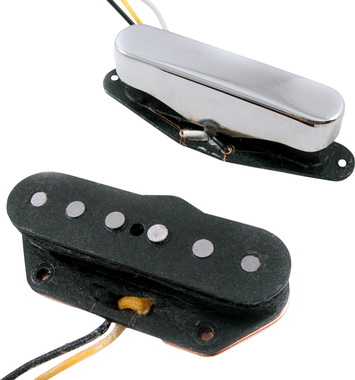 Fender Custom Shop Twisted Tele Pickups, Black/Chrome (2) | Musician Madness