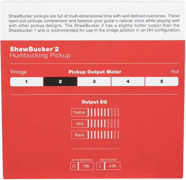 Fender ShawBucker 2 Pickup - Zebra