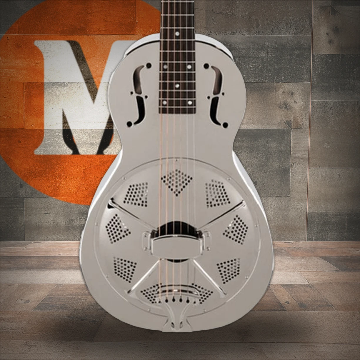 Recording King Brass Resonator Gtr - Parlor | Musician Madness