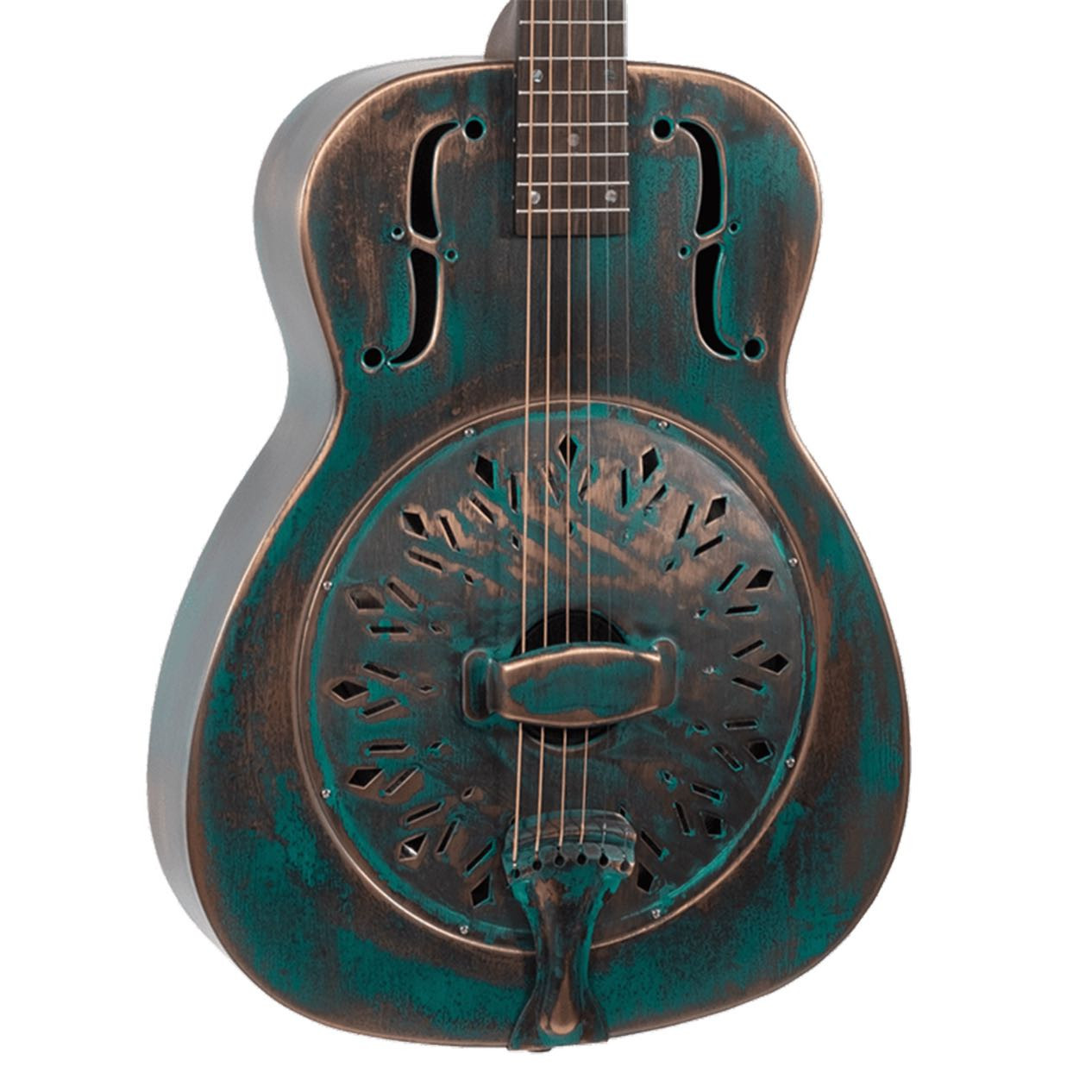 Recording King Metal Body A/E Gtr - Vintage Grn | Musician Madness