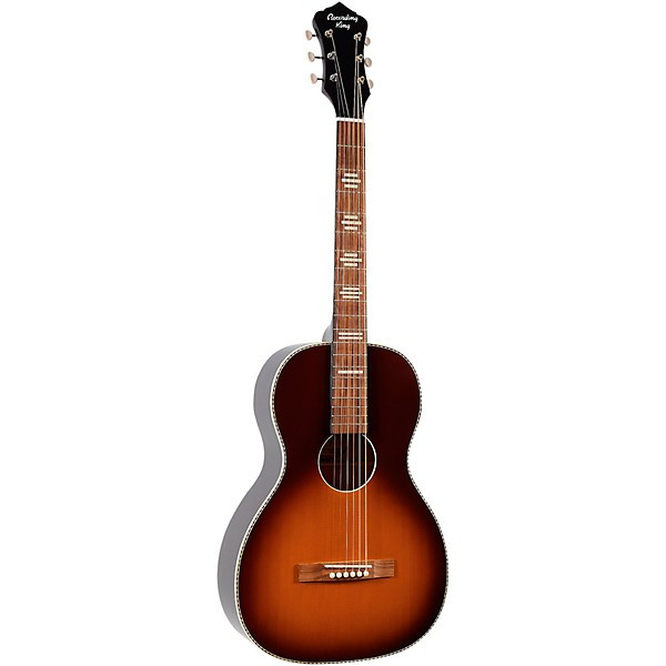 Recording King Dirty 30's Single 0 Series 7 Parlor Left Hand Acoustic Guitar - Vintage Burst 