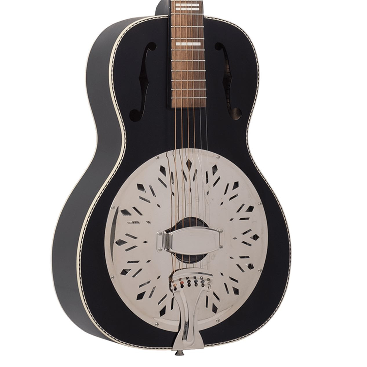 Recording King Minnie Bucker Dirty 30s Resonator - Matte Black | Musician Madness
