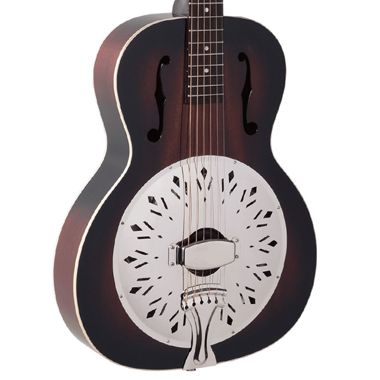 Recording King Biscuit Cone Resonator - Small Body - Vintage Sunburst | Musician Madness