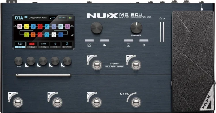 NUX MG-50Li Modeler and Profiler Multi-Effects Processor (NUX MG-50LI) | Musician Madness