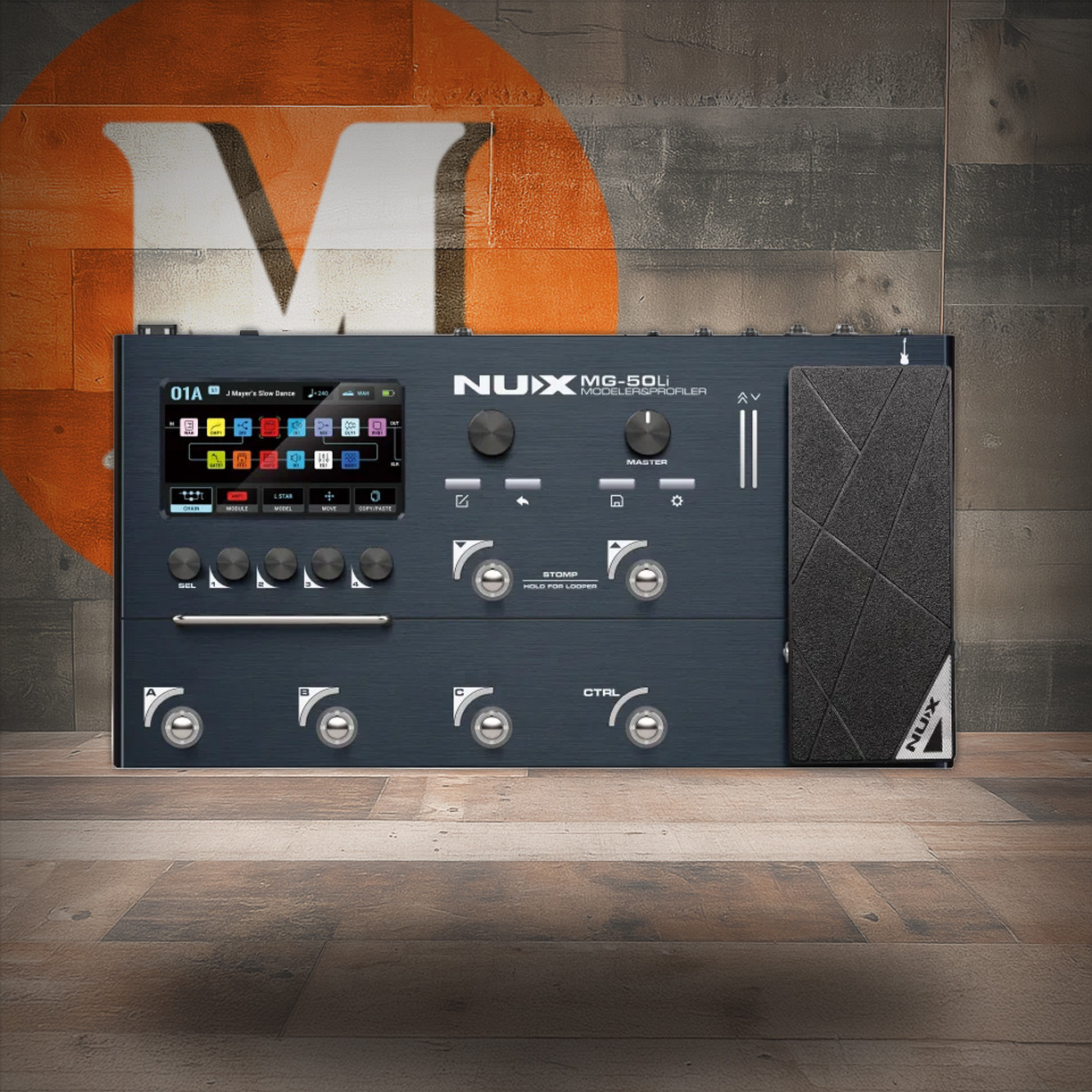 NUX MG-50Li Modeler and Profiler Multi-Effects Processor (NUX MG-50LI) | Musician Madness